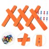 Operitacx 2 Sets Decorative Felt Bulletin Board Set Wall Mount