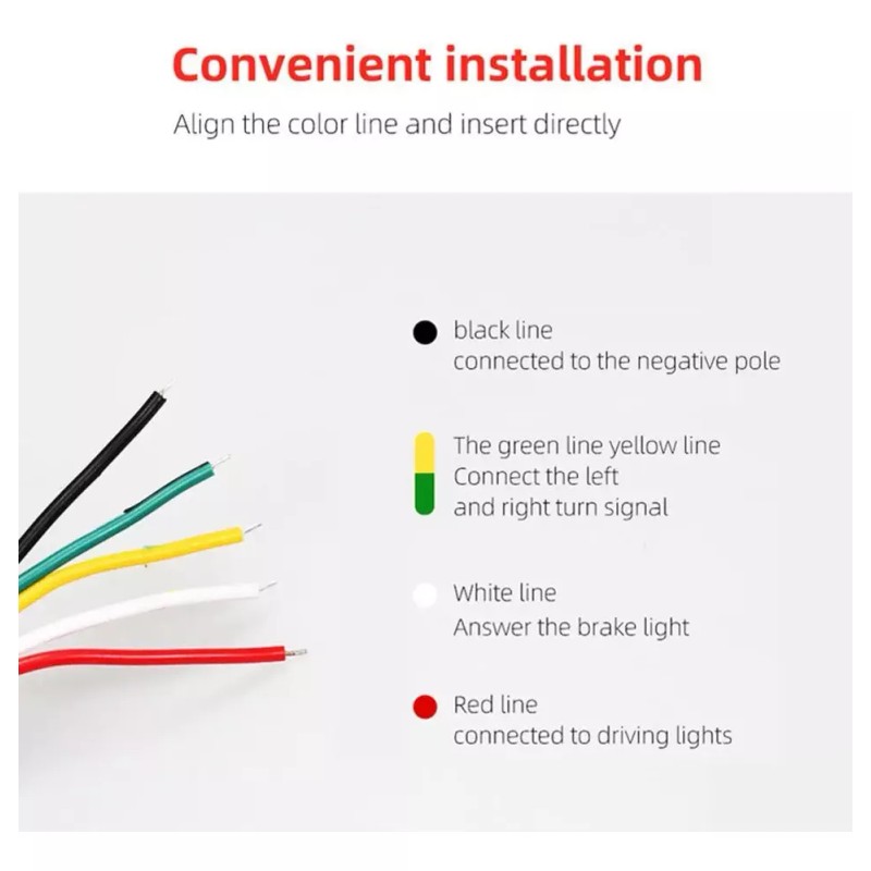 generic Luces Traseras Para Camiones Y Coches, Tiras De Luz