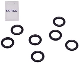 SKIR'CO (Pack of 40) Rubber O-Rings 8 x 2 mm, Universal Sealing Rings, Nitrile Rubber Washers, Sanitary Sealing Rings