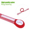 60/120/150cm Outdoor Survival Climbing Safety Rope with Ring Bearing(Red 150cm)