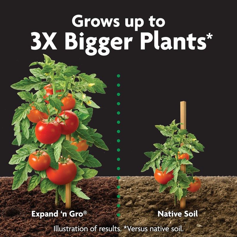 Miracle-Gro Expand 'n Gro Concentrated Planting Mix, Just Add Water