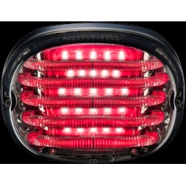 CUSTOM DYNAMICS Taillight - with License Plate Illumination Window - Smoke