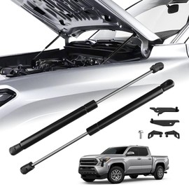 TECHPICCO Hood Struts for Toyota Tacoma 2024 2025+, Hood Lift Support No Drill Front Gas Springs Shocks Compatible with Toyota Tacoma Accessories 2024+