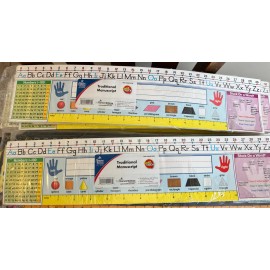 Carson Dellosa Education Self-Adhesive Traditional Manuscript Nameplates, Grades 1-2, Pack of 30