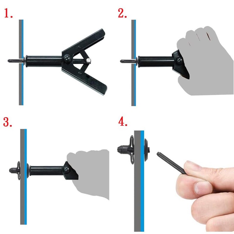 AIMALL 41 Piece Plastic Rivet Gun Set, Quick Release Riveting