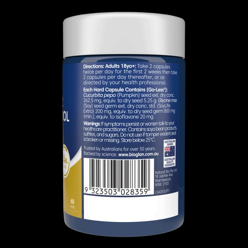 Bioglan Therapeutic Bladder Control 60 Capsules