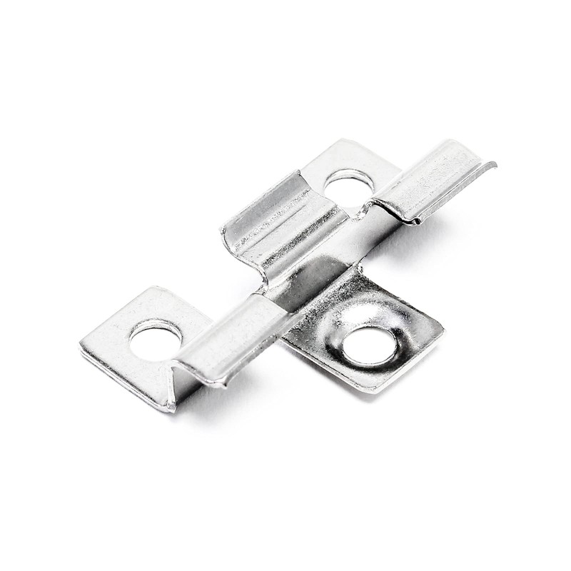 Wiltec 50 x Stainless Steel Clips 6 mm Decking Mounting