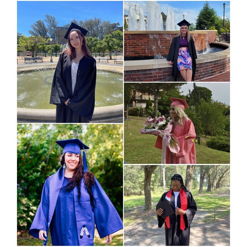 GraduatePro Matte Graduation Cap and Gown Class of 2025 Set