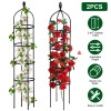iMountek 2 Pack Garden Obelisk Trellis for Climbing Plants 5.9Ft
