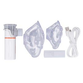 Portable Nebulizer Quiet Cool Mist Steam Inhaler Adult Kids Handheld Mesh Nebulizer for Travel Household Use Orange