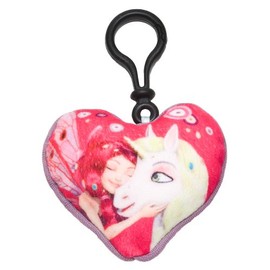 Mia and Me 118054 - Mia and Onchao Mini Cushion with Clip On, 9 x 9 cm