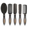 5 Piece Hair Brush Set, Antistatic Hair Brush, Massage Hair