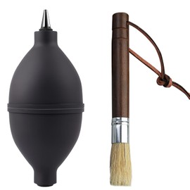 Coollooda Powerful Coffee Blower & Cleaning Brush Coffee Cleaning Set Cleaning Tools Durable Flexible Not Deform Easy to Clean Every Nook Use for Cleaning Coffee Grinders, Espresso Machines and