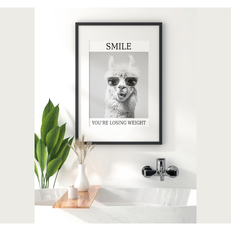 LAVEMA Bathroom Decorative Pictures - Poster DIN A4 without Frame