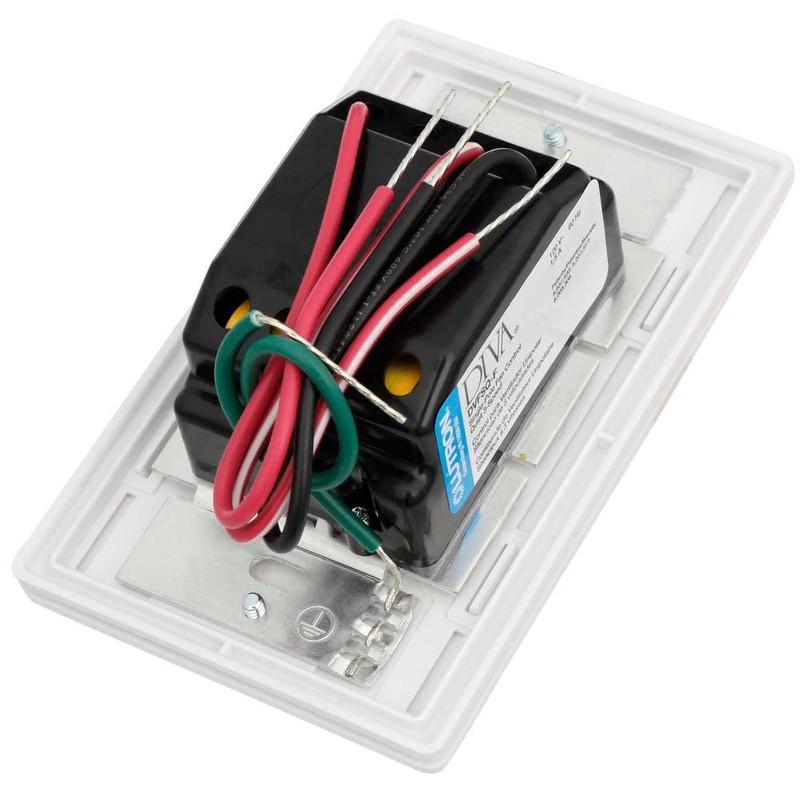 Lutron Diva Quiet 3-Speed Fan Control, 1.5 Amp Single Pole/3-Way