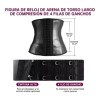 CNZHENGRUI-MXF Faja Reductora De Látex De 4 Hileras Con Broches