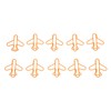 Aircraft Shape Paper Clips Cute Small Paperclips for Office School