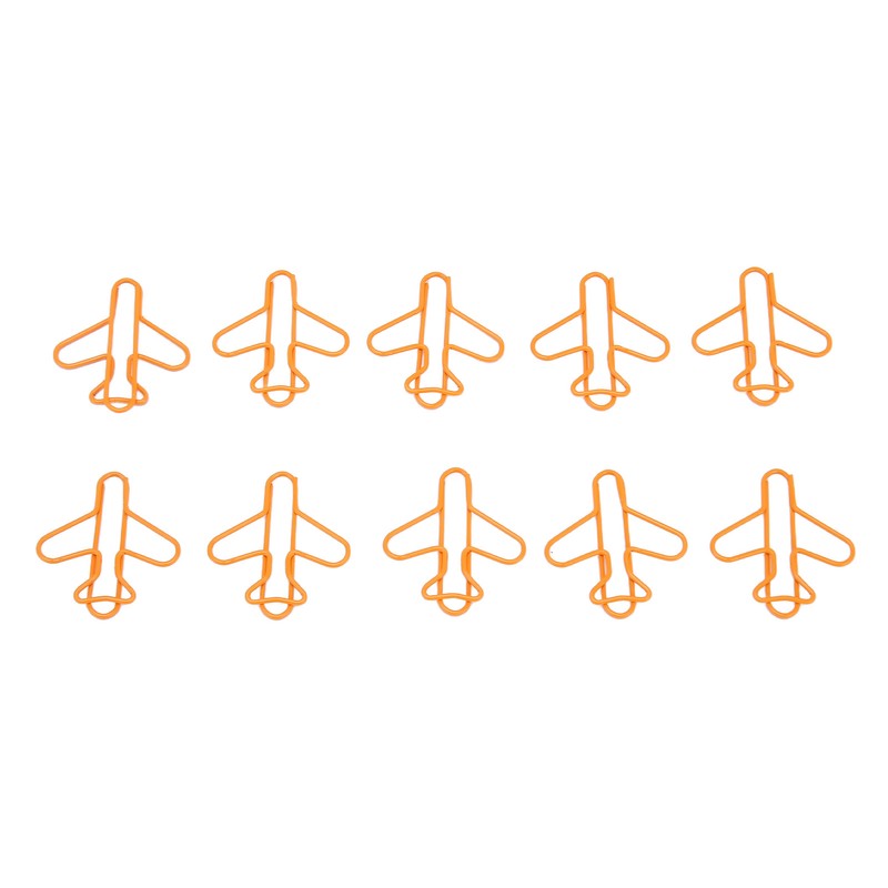 Aircraft Shape Paper Clips Cute Small Paperclips for Office School