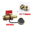SEIWEI Brass Underfloor Heating Manifold Connection Valves Container Male 3/4"
