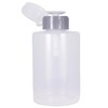 12oz Push Down Pump Dispenser Flip Top Cap Refillable Empty