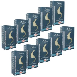 Skineco Natural Soap Sensitive | 10 x Sustainable Goat Milk Soap | Solid Shower Gel | Piece of Soap for Dry Sensitive Skin | Body Soap | Hand Soap | Handmade Natural Cosmetics | Mild