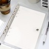 Binder Notebook A6 - Transparent Ring Binder Cover 6 Round