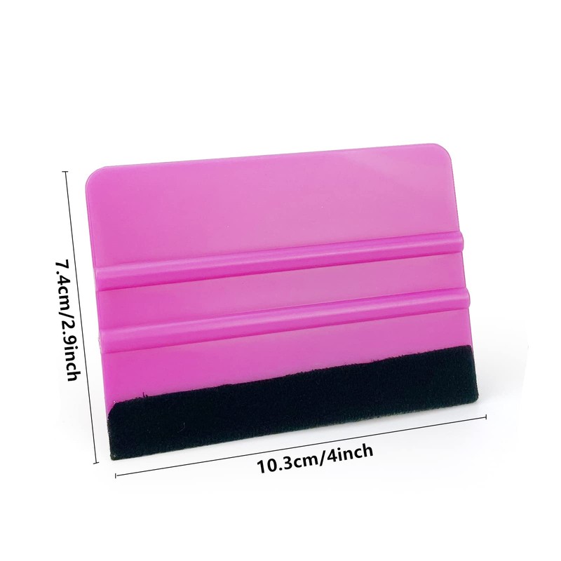Lunbengo Pack of 20 Car Wrap Plastic Squeegee, 10 x