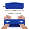 GOGO Sports Headband Sweatband Athletic Terry Cloth Head Band Black