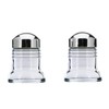 Westmark Salz- und Pfefferstreuer-Set, 2-tlg., Fassungsvermögen: je 40 ml, Glas/ABS,