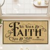 Christian Door Mat Welcome Rugs for Front Indoor Outdoor Entrance