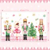 JarThenaAMCS 50 Pack Christmas Paper Place Mats Cartoon Nutcracker Placemats