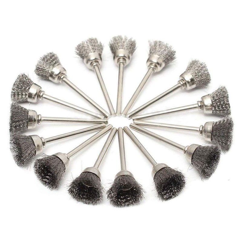 Bestgle 45pcs Steel Wire Wheel Brushes Polishing Set Buffing Accessories