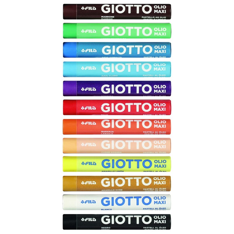 Giotto Olio 2932 00 Oil Pastels 11 mm in Cardboard
