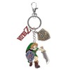 CosplayStudio Zelda Keyring with Link, Hyrule Shield & Zelda Lettering