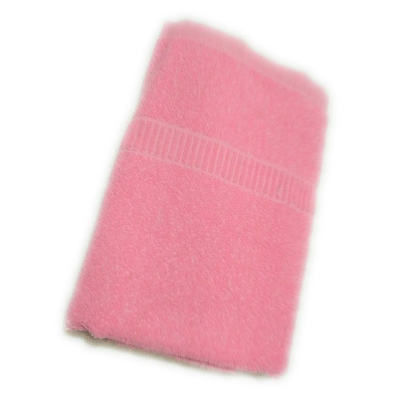 Cotton Colors Plain Cotton Terry Towels(Pack of 2, Yellow, Pink)_D88