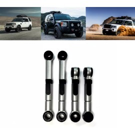LRNJ LAND ROVER LR3 LR4 2005-2016 ALUMINUM ADJUSTABLE SUSPENSION PLUS 1.5-2 LIFT RODS