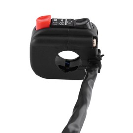 Keenso Handlebar Control Switch, Handlebar Mount Switch, Bike Electrical Switch, 22mm 7/8 Waterproof with Ignition Control, ON/OFF Control Switch