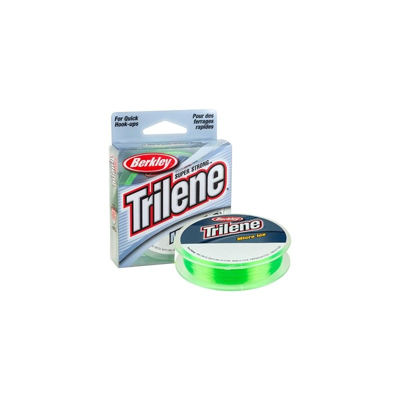 Berkley Trilene® Micro Ice®, Solar, 4-Pound Break Strength, 110yd Monofilament
