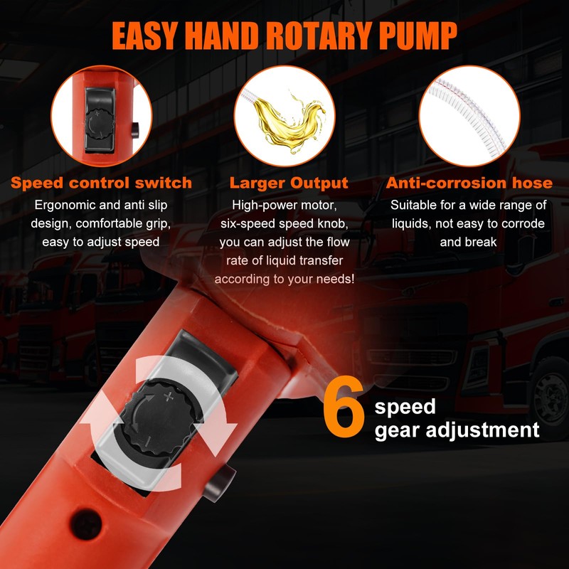 110V Electric Fuel Transfer Pump-High Power 1980W Multi-Functional Liquid Transfer