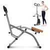 RIVANO Squat Machine, Ab Workout Equipment, 265lbs Loading Capacity Rowing