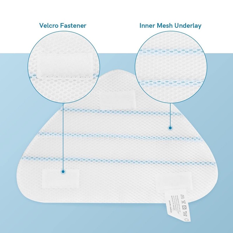 Replacement Steam Mop Pads, 5 Pack Microfiber Steam Mop Pads