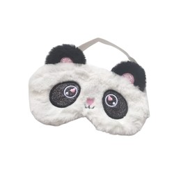 Soft Funny Panda Sleep Mask for Men Women, Comfortable Cute Animal Rabbit Eye Mask Light Blocking Eye Cover for Plane Travel Yoga Office Snap Nap