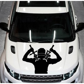 Vehicle Auto Car Décor Vinyl Decal Art Sticker Anime Ninja Warrior Guy Removable Design for Hood 1095