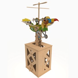 ilo 3D Wooden Puzzle Mechanical Model Kits for Adults, for Adults and Kids, 3D Puzzles, DIY Self-Assembly Automata, Toy Gift for Kids, Teen Boys Girls, Adults - Birdman