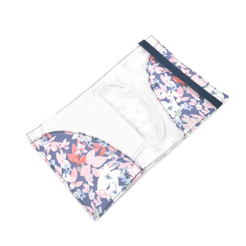 LAURA ASHLEY Floret ND302400 Mask Tray, Girls, Antibacterial, Mask Case,