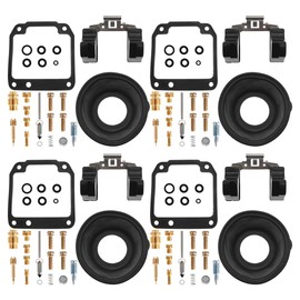 4 Pcs Carburetor Rebuild Kits Replacement for Yamaha Maxim 550 XJ550 1981 1982 1983 Carb Repair Kit with Float