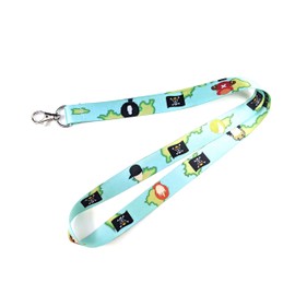 Tennada One Piece Neck Lanyard with Claw Clasp | Key Holder, Card Holder, Whistle Holder |