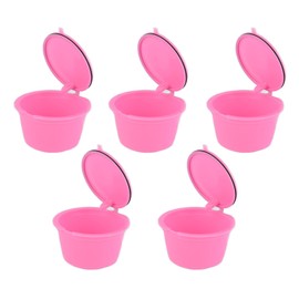 Taza de filtro de cápsula de café, taza de filtro de cápsula de café reutilizable Filtro de café de metal para filtro de café de metal Keurig para accesorios de máquina de café (Rosa)