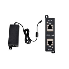 Gigabit PoE Injector Splitter with Y Cable | Power IEEE 802.3af/802.3at Passively | Power over Ethernet Injector Mode AB, Max Output Up to 60W | Compatible with 12~56V Power Supply