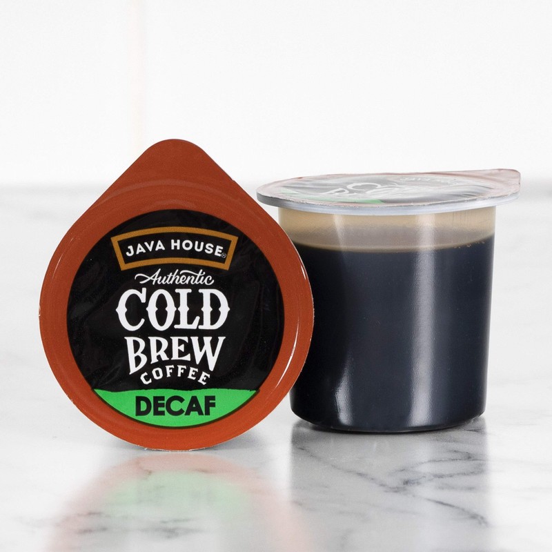 Java House Cold Brew Coffee Concentrate Single Serve Liquid Pods,